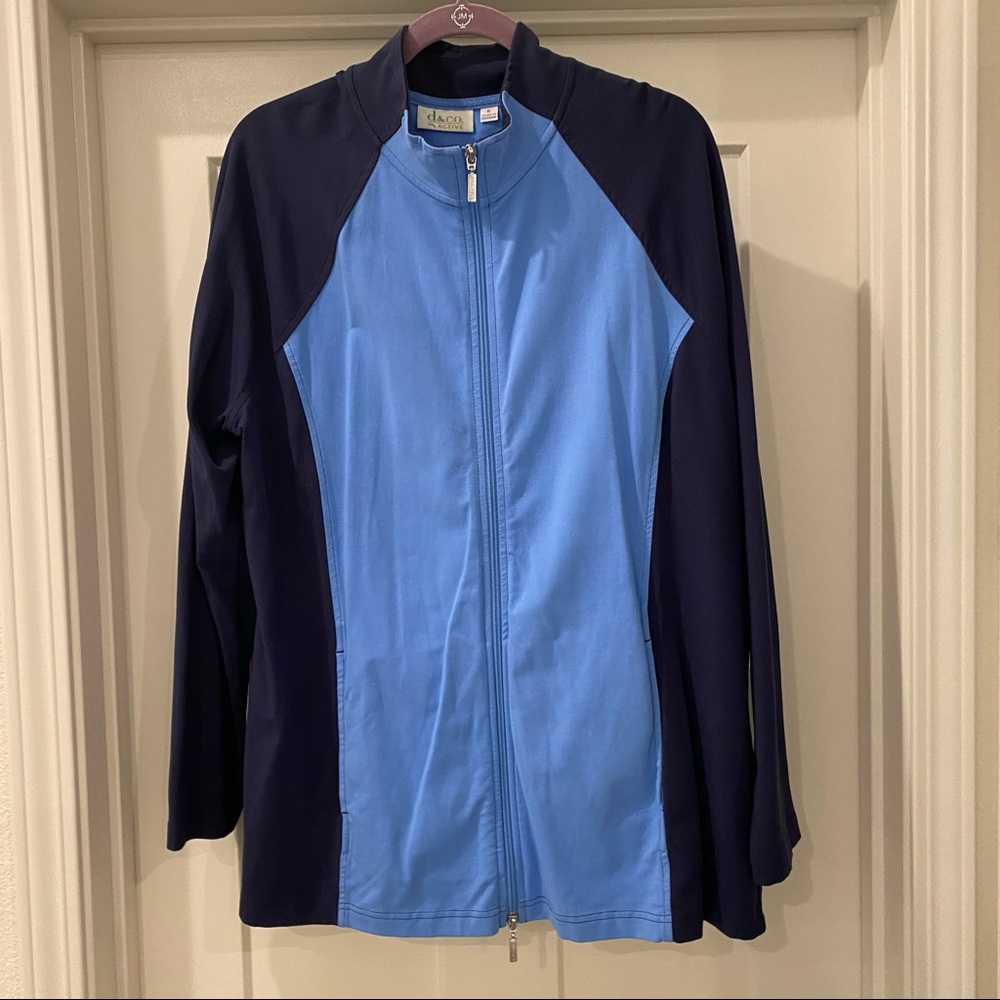Denim and Company Active  zip up sweatshirt sizeXL